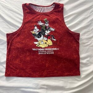 Disney 100 Retro Mickey & Friends Crop Tank Top XL